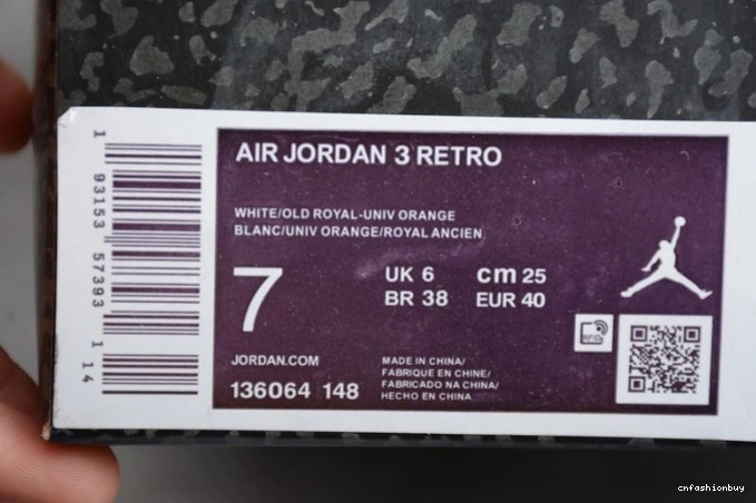 Jordan 136064-148 Rivals' 'Knicks Retro 3 Air 0818